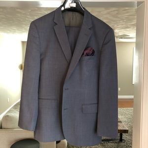 Hugo Boss Light Blue Suit 42R